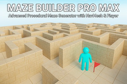 Maze Builder Pro Max – Advanced Procedural Maze Generator + NavMesh for Unity 6