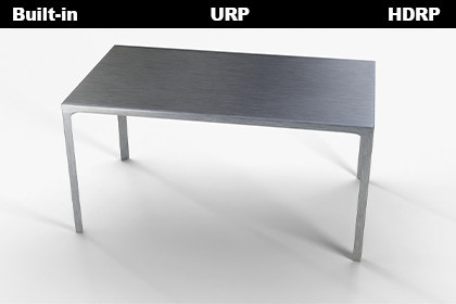 Simple Modern Steel Dining Table 3d Model