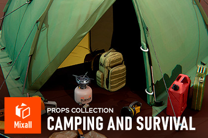 Camping and Survival Props Collection