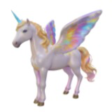 Stylized unicorn animation