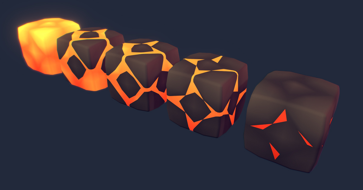 Cube World Lava Block - Proto Series | 3D Environments | Unity Asset Store