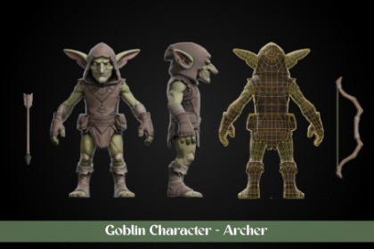 Stylized Goblin Character - Archer