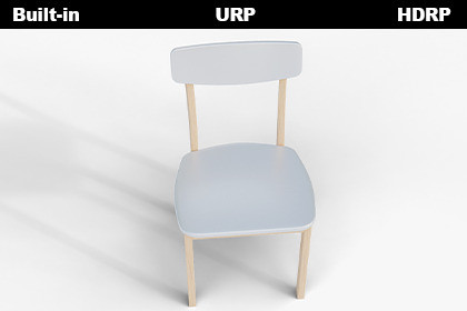 Modern Wooden Chair 3D Model