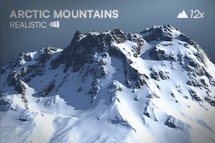 Arctic Mountain Bundle Realistic
