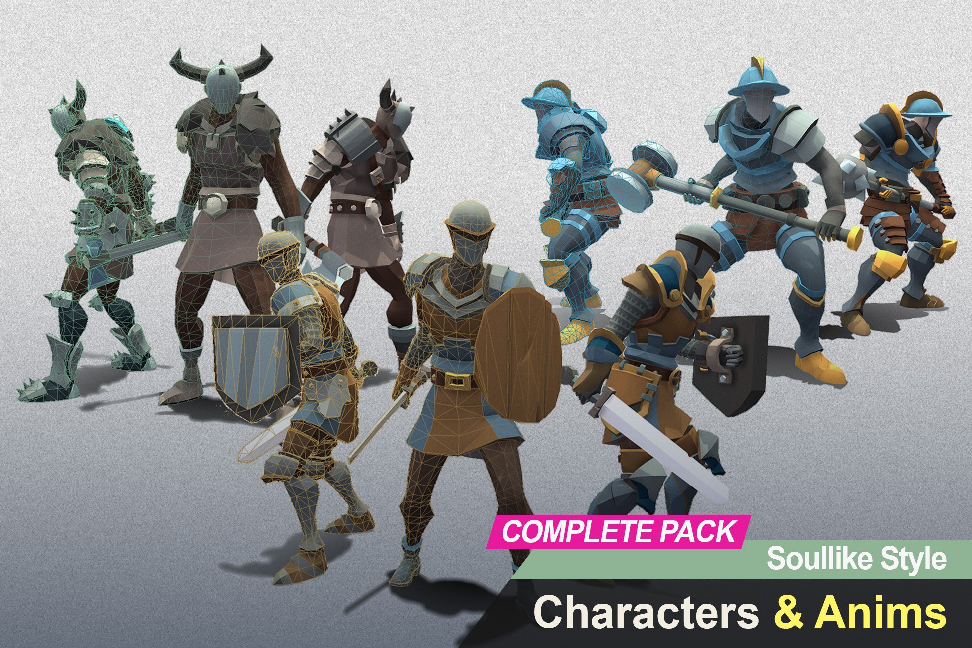 [Soullike Style] Complete Pack | Characters | Unity Asset Store