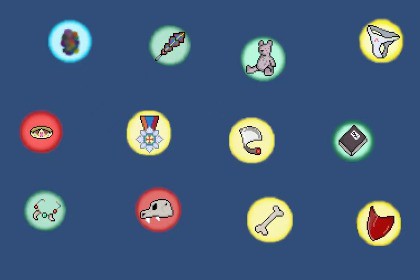 2D item weapon icons