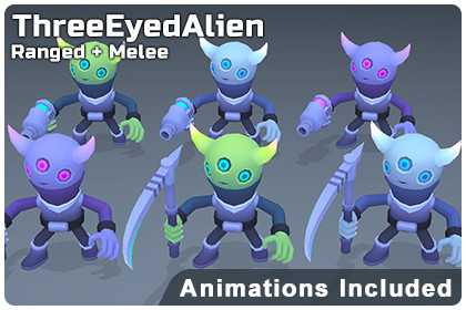Stylized - ThreeEyedAlien