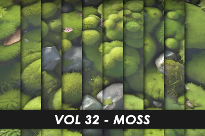 Realistic Textures - Vol 32 - Moss