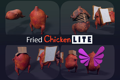 Fried Chicken 3D Lite