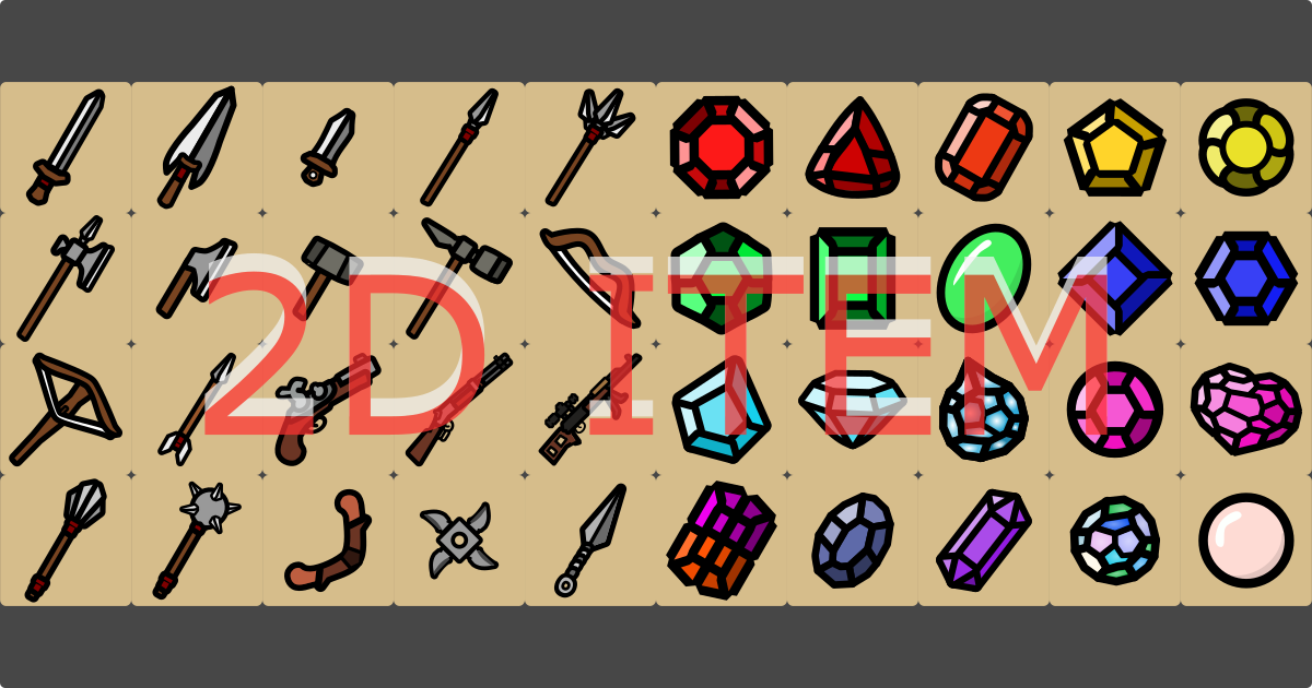Unity 2d Asset Sample 2D Sample Item | 2D Characters | Unity Asset Store
