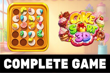 3D Cake Match Sorting Puzzle Template