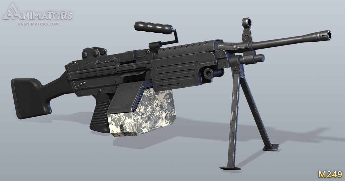 Low Poly Heavy Weapon | 3D Guns | Unity Asset Store