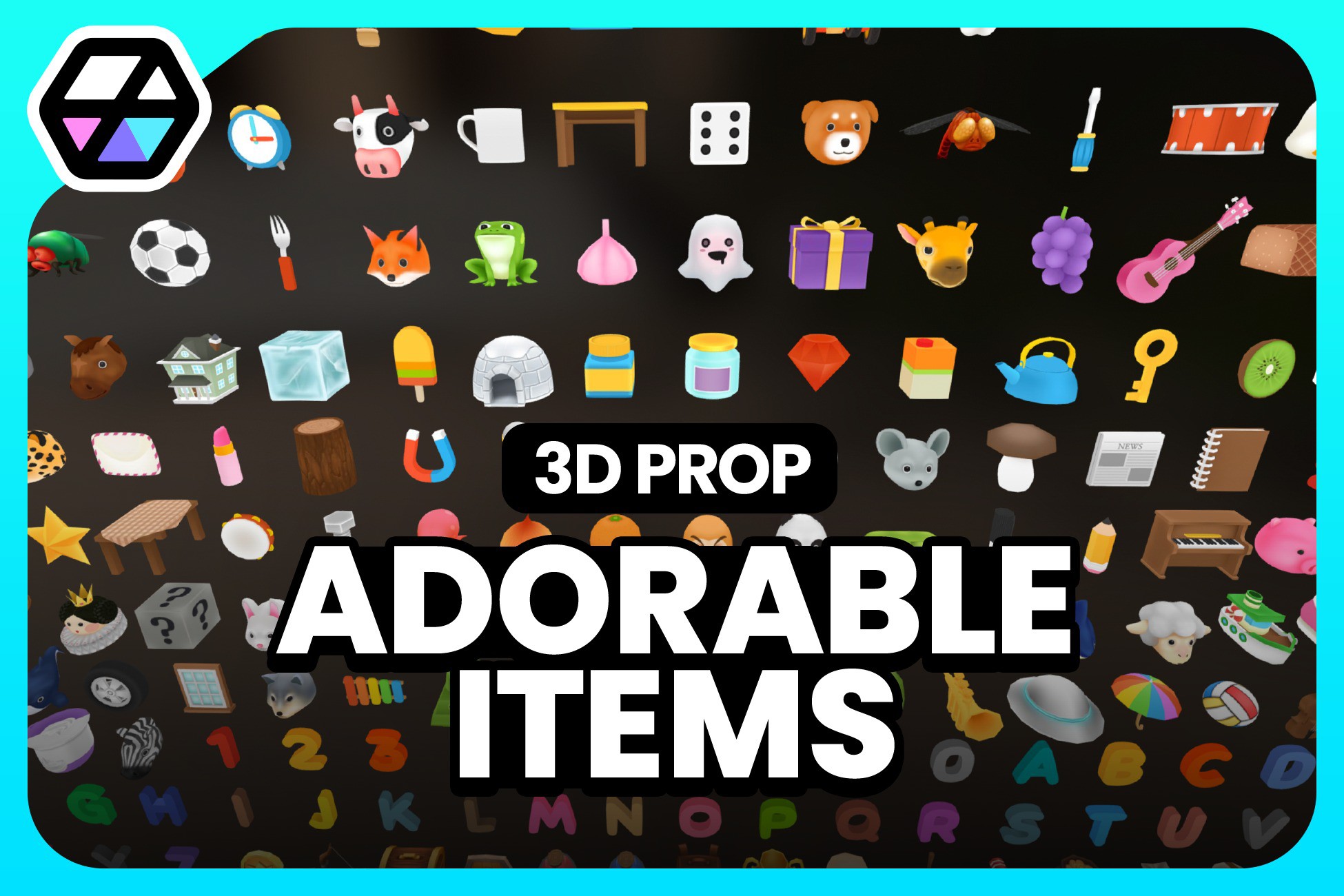 3D Icons - Game Basic1 | 3D Props | Unity Asset Store