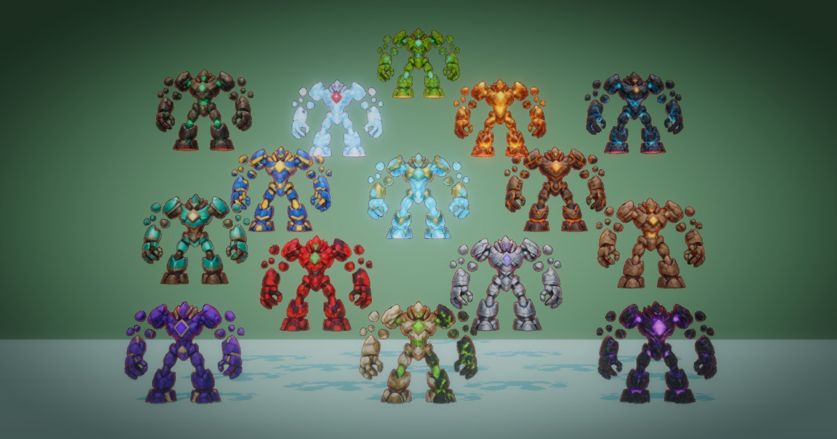 Fantasy Monster 35 (Rig + Animation) – PixeliusVita | 3D Creatures ...