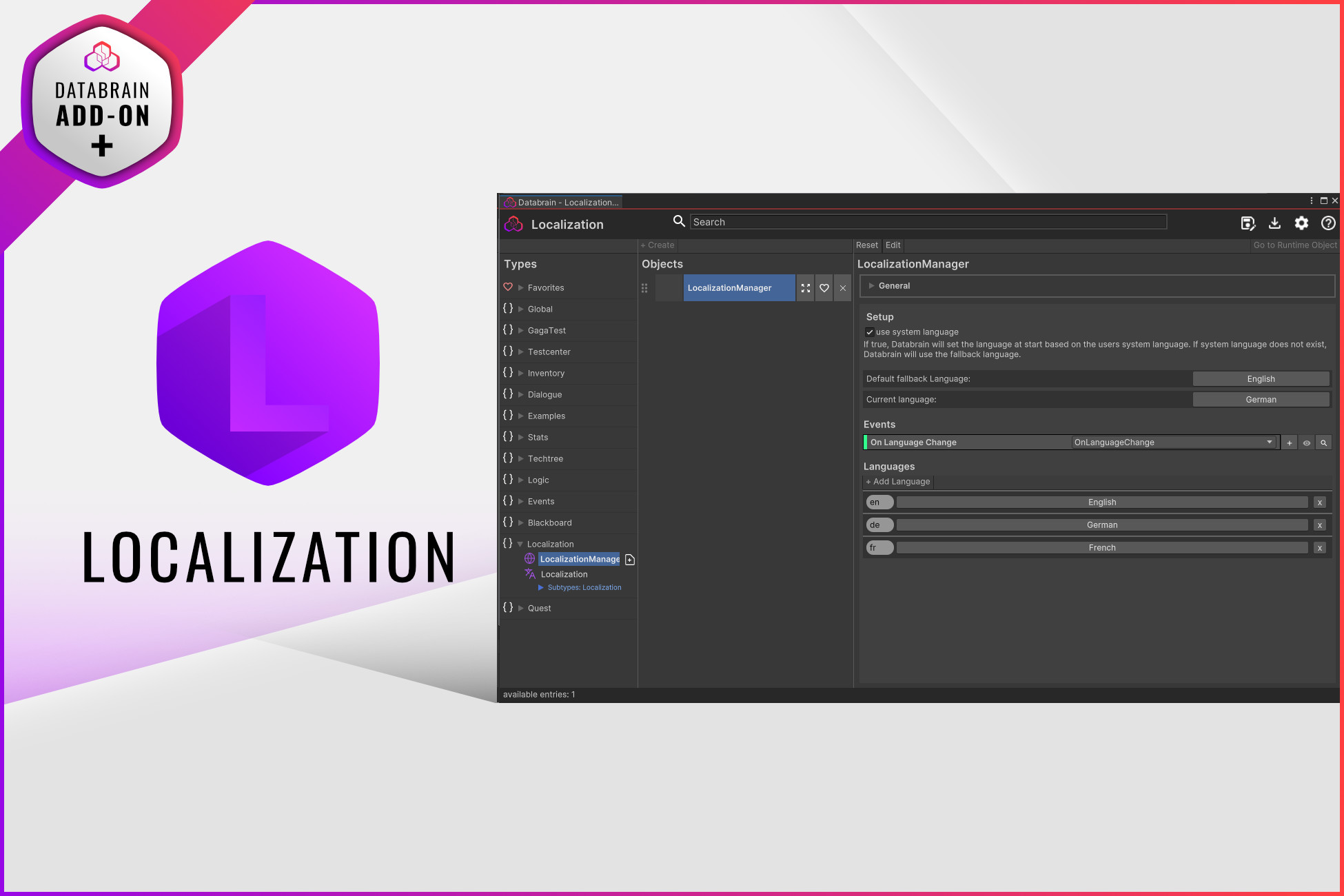 Localization - Databrain add-on | Localization | Unity Asset Store