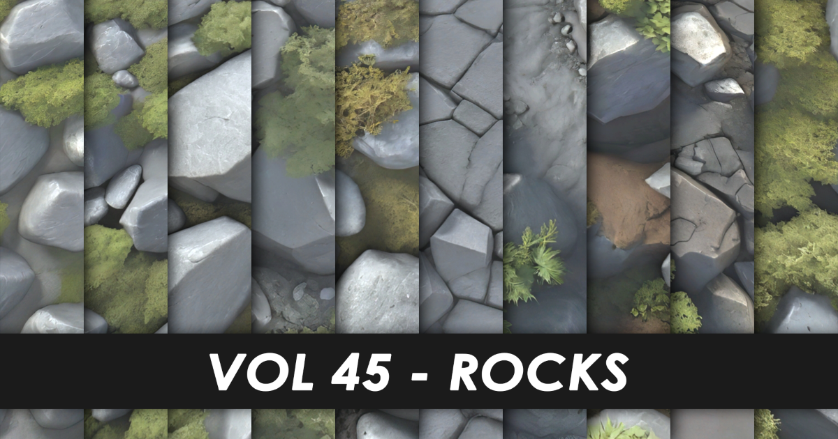 Realistic Textures - Vol 45 - Rocks | 2D Textures & Materials | Unity ...