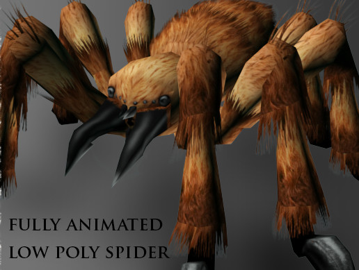 Free Fantasy Spider | 3D Creatures | Unity Asset Store