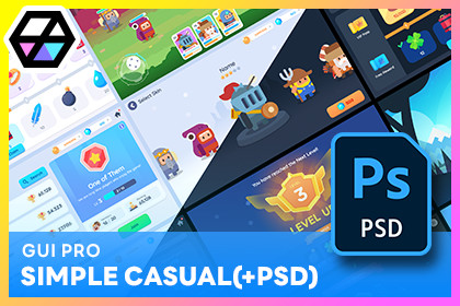 GUI Pro - Simple Casual(+PSD)