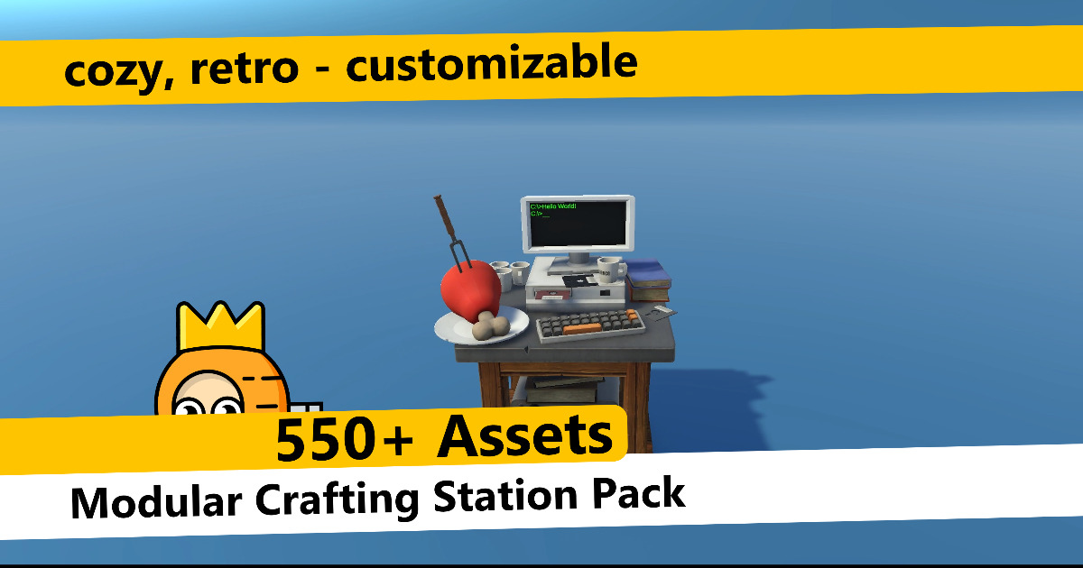 Ultimate Crafting Stations Pack - Stylized - Low Poly - 100% Modular ...