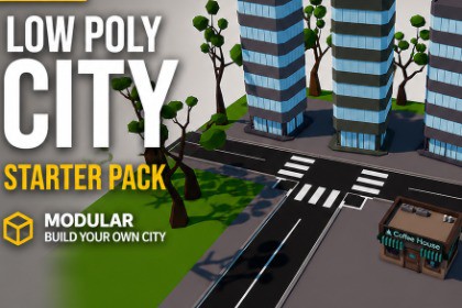 Low Poly City Starter Pack - Mini World Studio