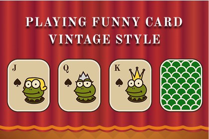 Funny Vintage Playing Card Pack