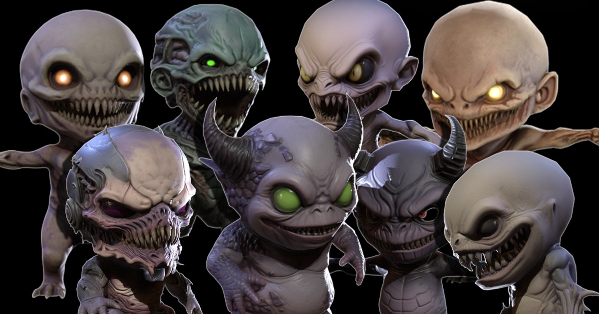 Chi Monster Pack Two | 3D Creatures | Unity Asset Store