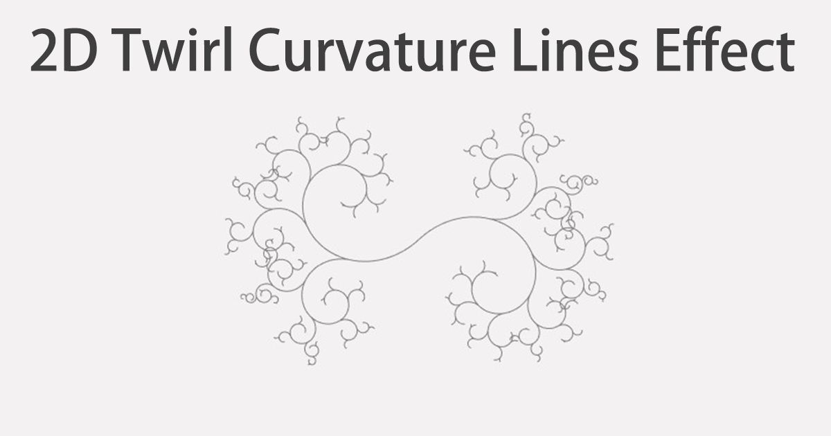 2D Twirl Curvature Lines Effect By maything | VFX | Unity Asset Store
