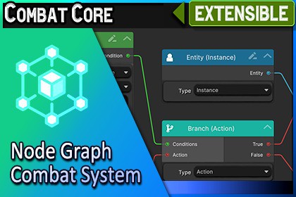 Master Combat Core – Visual Node Graph Framework