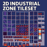 2D Industrial Zone Tileset