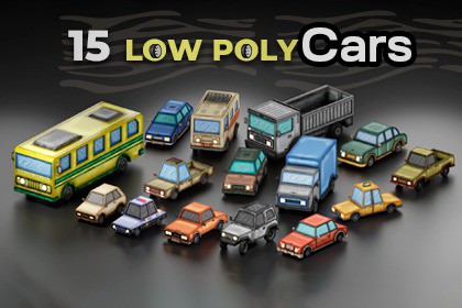 LowPoly Vehicle Collection 1