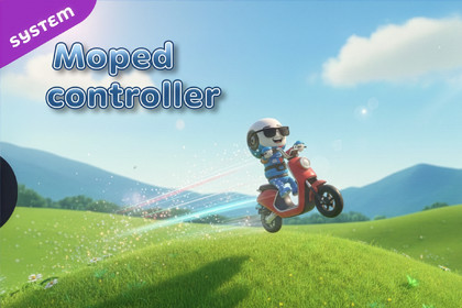 Scooter/Moped Controller | Physics based arcade movement System & Framework