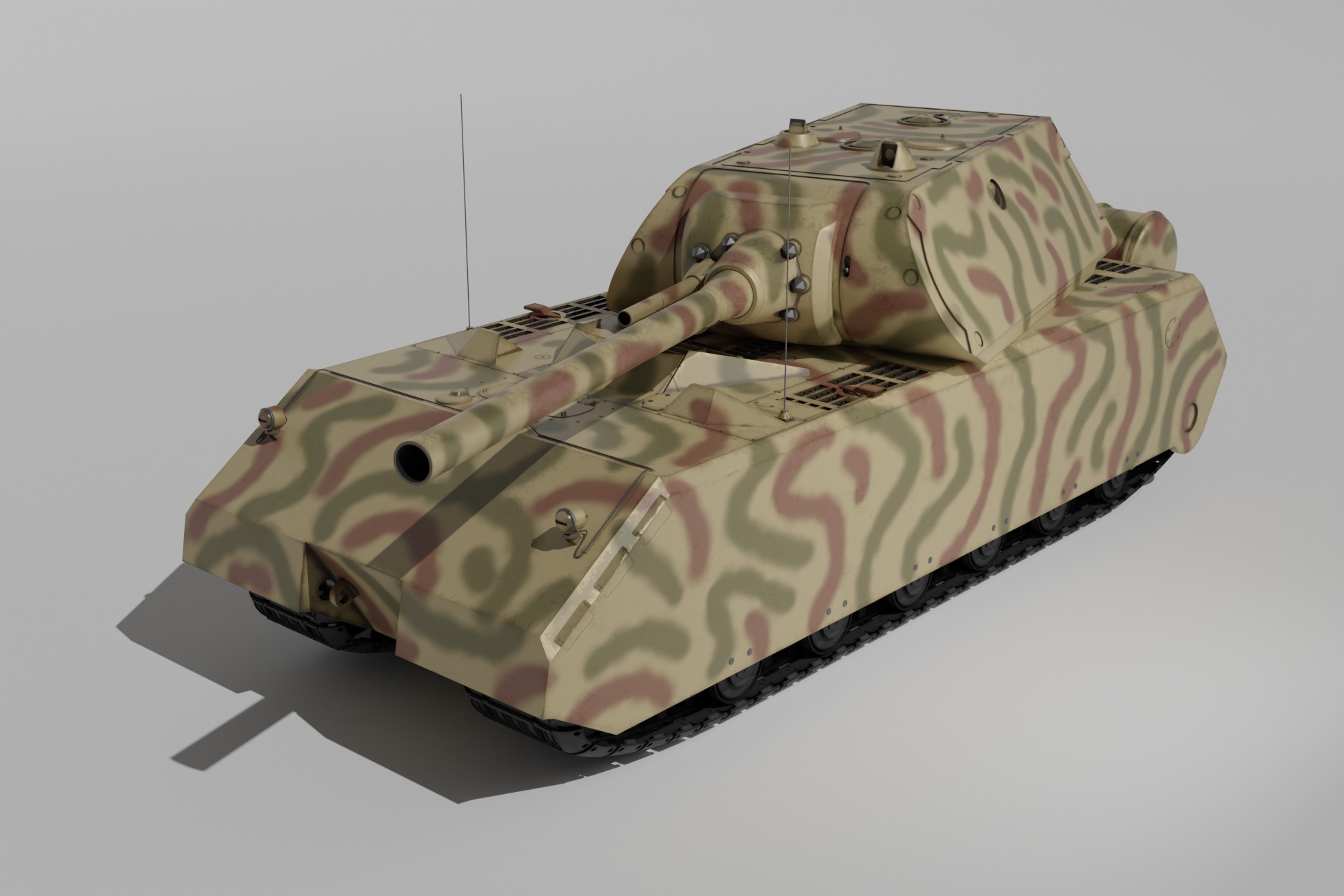 Panzer VIII Maus | 3D Land | Unity Asset Store