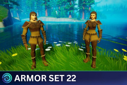 Peasant Armor Set - Stylized RPG