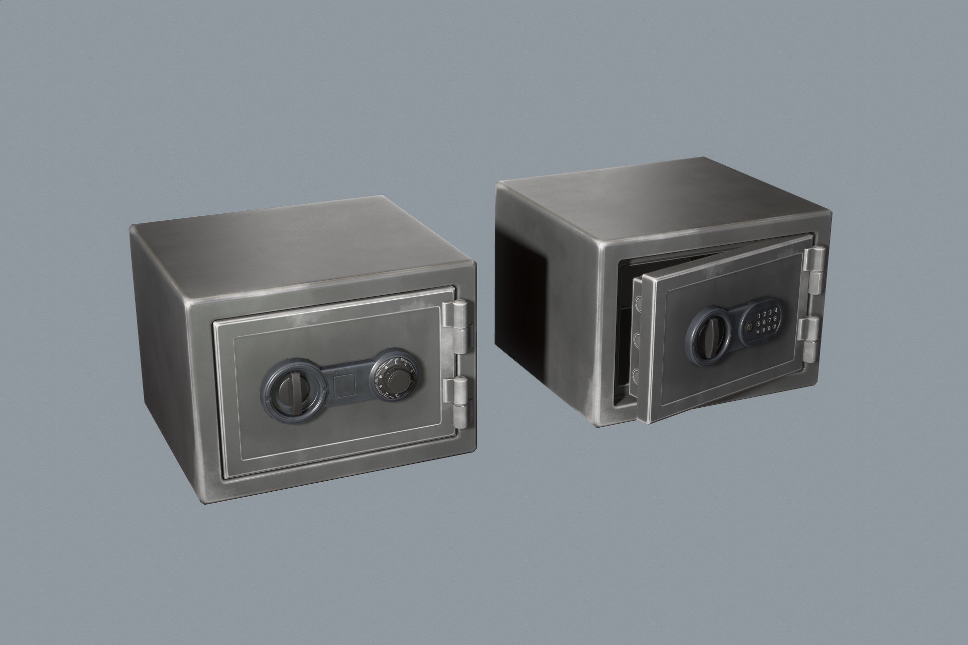 Safe Box Micro 3D Interior Unity Asset Store
