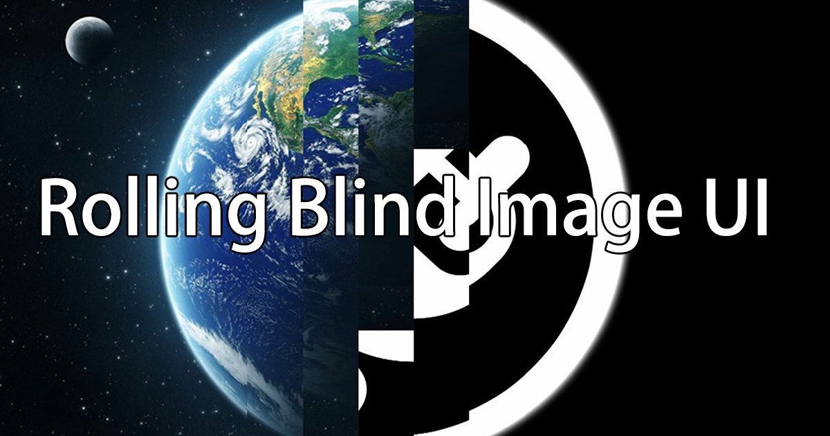 Rolling Blind Image UI By maything | 2D GUI | Unity Asset Store