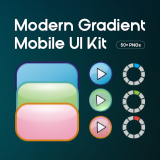 Modern Gradient Mobile UI Kit