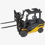 Forklift Truck03 Yellow URP HDRP Textures