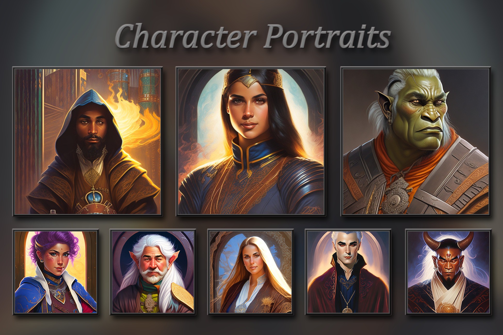 Unity Object Show Character Character Portraits | 2D Characters | Unity Asset Store