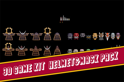3D Game Kit-Helmet&Mask Pack