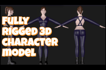 Fully Rigged 3D Character Model