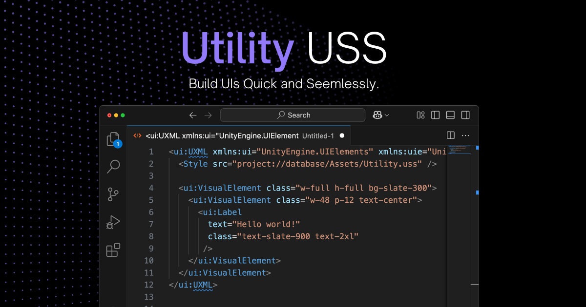 Gui Driven Utility Utility USS | GUI Tools | Unity Asset Store