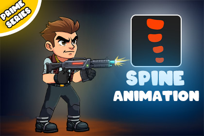 Blaze Rook 2D Animated Spine Character(Prime Series)