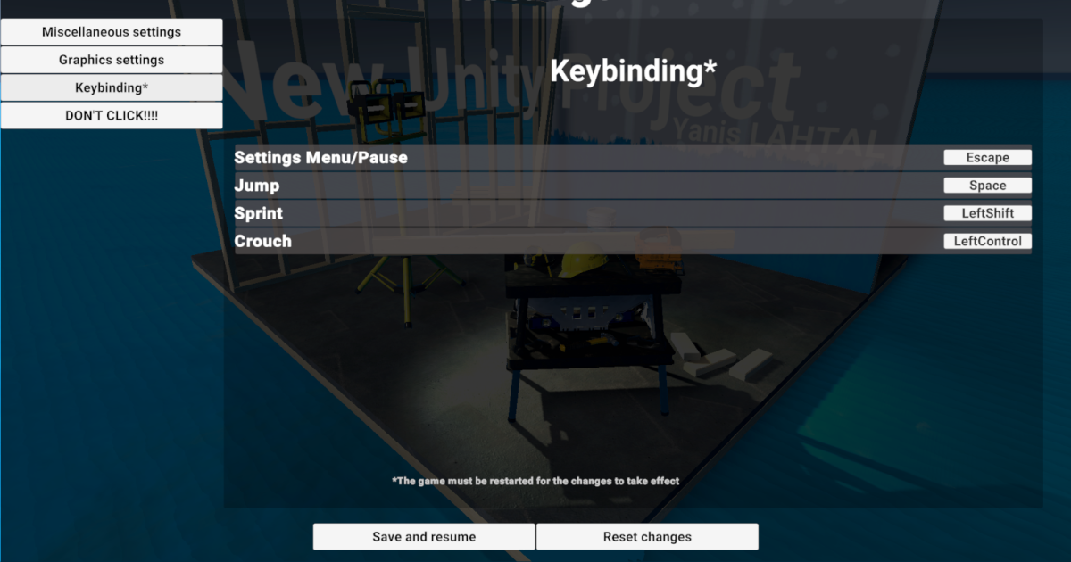 Settings menu With keybinds And Translations (S.W.A.T.) | GUI 도구 ...