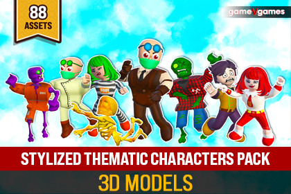 Stylized Thematic Characters Pack