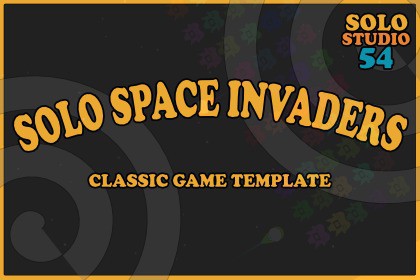 Solo Space Invaders - Game Template