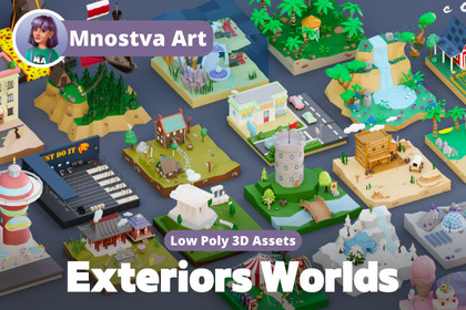 Low Poly Exteriors Worlds
