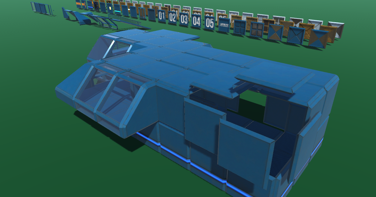 Unity Module Sfs sFuture Modules PRO Space and Ground | 3D Sci-Fi | Unity Asset Store