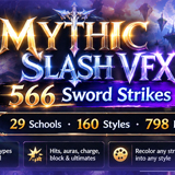 Mythic Slash VFX: 566 Sword Strikes