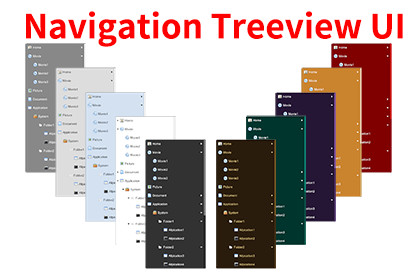 Navigation Treeview UI By maything