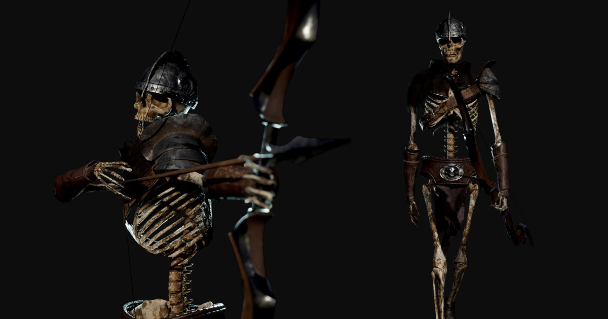 Skeleton Asset Unity Modular Skeleton Archer | Characters | Unity Asset Store